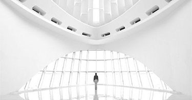 Pavilionul Quadracci, arhitector Santiago Calatrava, fotografie de Nick Kessler